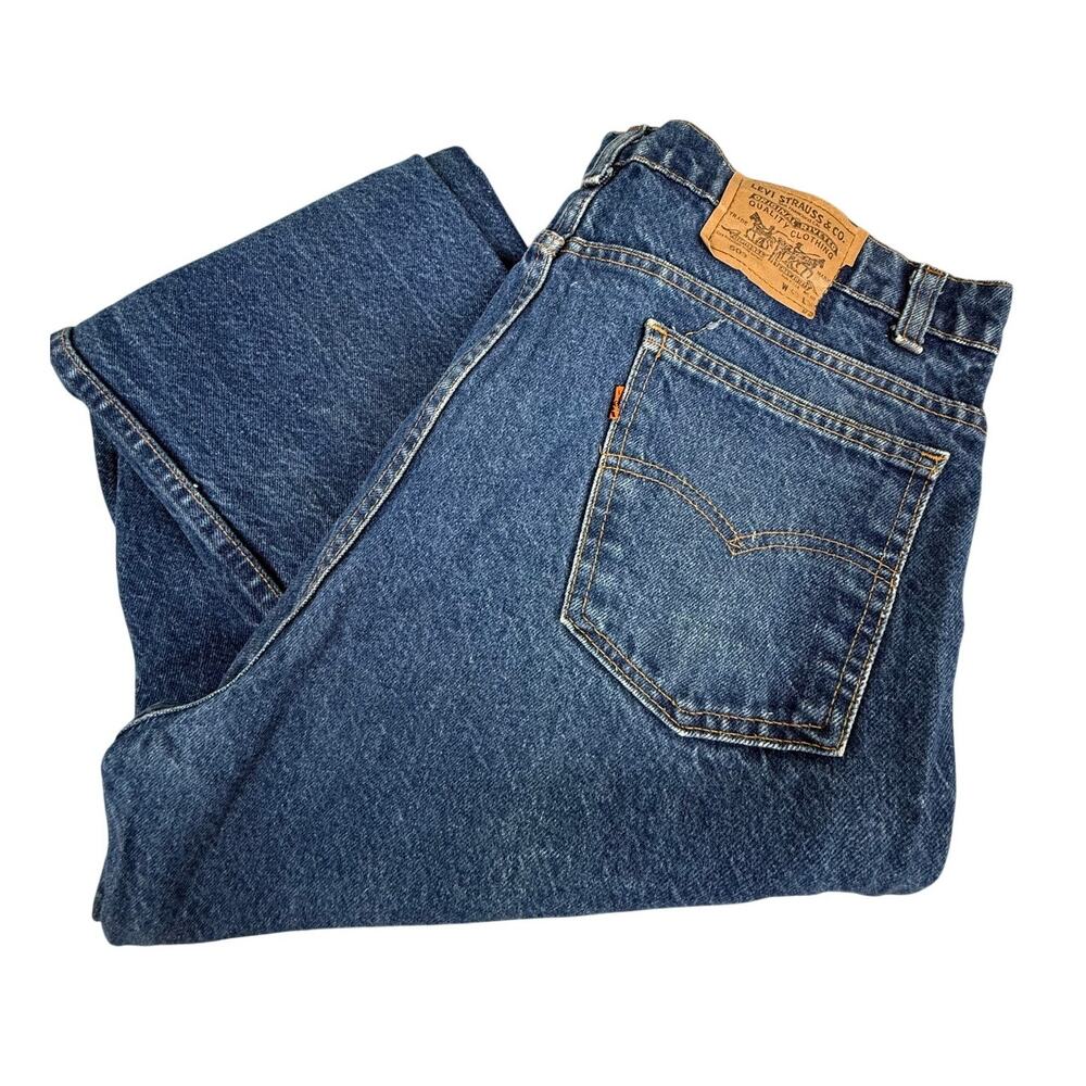 Levi's 509 Orange Tab Denim Jeans W40 L30 USA 80's 90's Vintage 100% Cotton